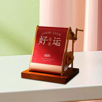 Календарь для рабочего стола, еженедельный планировщик и органайзер для домашнего офиса красный