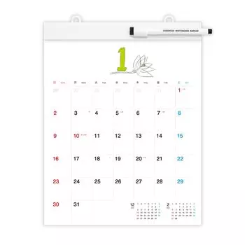 Календарь Hobonichi Whiteboard 2025 Средний настенный