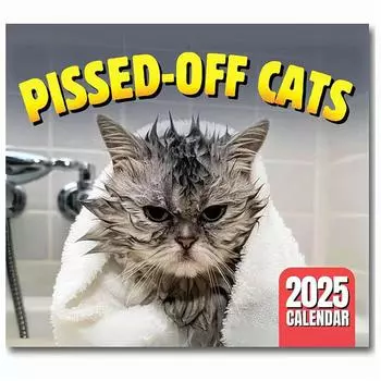 Календарь, Календарь Angry Cat Персонализированный креативный календарь Angry Cat One Size