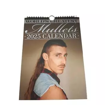 Календарь лучших маллетов мира, ежемесячный ежедневный план, еженедельный и ежемесячный план One Size