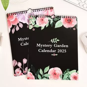 Календарь Mystery Garden 2025, Семейный календарь подарков, Заметки о датах, Список дел One Size