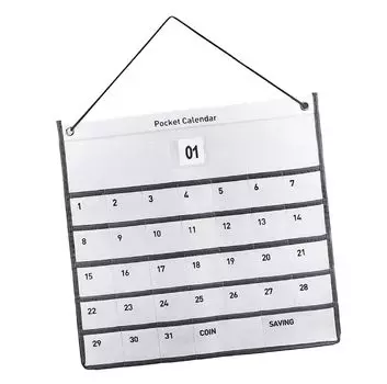 Календарь настенный карманный медицинский календарь на 1 месяц коробка для хранения подвесной держатель для аксессуаров карманный настенный календарь сумка настенный стильный белый