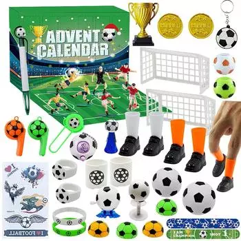 Календарь обратного отсчета на 24 дня Адвент-календарь обратного отсчета Подарочная коробка с разрывом руки One Size зелёный