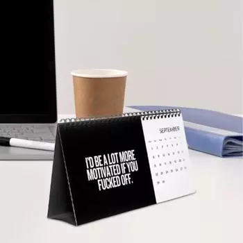 Календарь рабочего стола 2025 года Дерьмо, которое я хочу сказать на работе Календарь Смешные саркастические цитаты