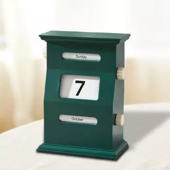 Календарь с вращающимся дизайном для рабочего стола белый