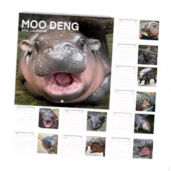 Календарь с животными для использования на рабочем столе и дома, ежемесячный планировщик в подарок Style A