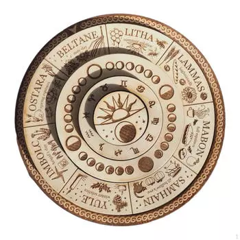 Календарь Статуэтка Деревянная Фигурка Фигурка Декоративная Коллекционная Ежегодное Украшение для Офиса Without Base