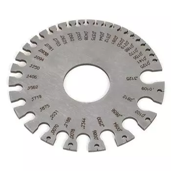 Калибр проволоки круглый металлический калибр диаметра проволоки калибр диаметра измерительный прибор