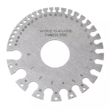 Калибр проволоки круглый металлический калибр диаметра проволоки калибр диаметра измерительный прибор