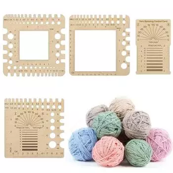 Калибровая линейка для вязальных игл Американская измерительная линейка крючков для вязания крючком Компактная игла для вязания крючком B