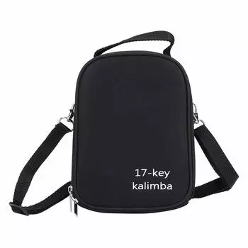 Kalimba Bag Thumb Piano Case Waterproof Shockproof Thick Sponge Portable Adjustable Strap Protective Bag