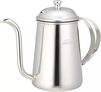 Kalita #52272 Coffee Pot, Stainless Steel, 23.7 fl oz (700 ml), Narrow Mouth, Nozzle, Direct Fire, Made in Japan, SS Kettle, Drip Pot, Cafe, Camping,