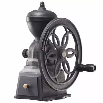 Kalita Coffee Mill, Cast Hand Grinding, Manual Diamond Mill, Black, N #42138 Antique Coffee Grinder, Adjustable Grinder, With Lid, Coffee Shop, Cafe