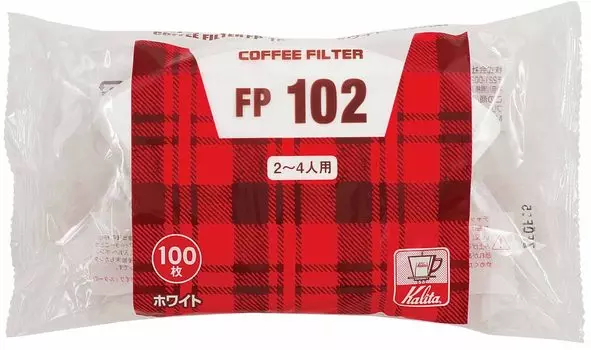 Kalita Coffee Paper Filter Trapezoid that brings out the For 2 to 4 100 sheets of FP102 filter White Coffee Sixtieth Respect for the Aged flavor,