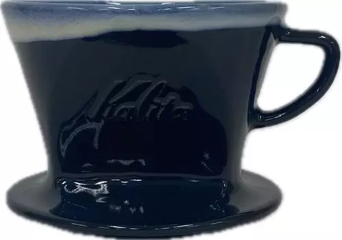 Kalita Керамическая кофеварка с высокой степенью сохранения тепла Изделия серии Hasami Navy Для 2–4 человек Сделано в Японии SG102 Железная кофеварка Для 2 человек Для 4 человек