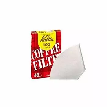 Калита Кофе Бумажный Фильтр Трапеция, которая выявляет Для 4 до 7 Кофейня 103 Кофейня 40 Кофе Шестидесятых Уважение к Выдержанному вкусу,