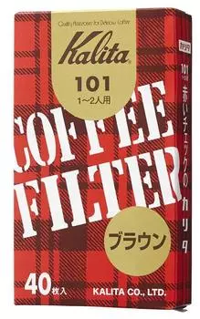 Калита Кофе Бумажный Фильтр Трапеция, которая выделяет для 1 к 2 101 фильтр 40 Коричневый Кофе Шестидесятых Уважение к Выдержанному вкусу, людям, бумаге,