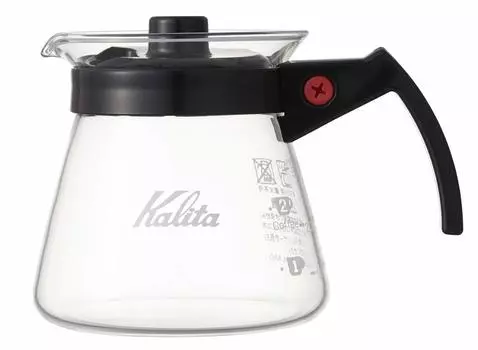 Kalita Кофейный сервиз, термостойкое стекло, 300 мл, на 1-2 персоны, № 31203, можно использовать в микроволновой печи, в комплекте память, крышка, ручка из смолы, кофе