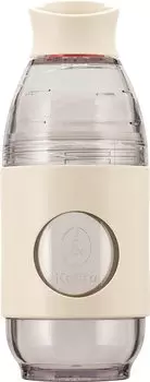 Kalita Портативный поддон для сбора капель кофе Бутылка 500 мл Открытый слоновая кость с волновым фильтром Кофеварка Капельное оборудование Стильный кемпинг Открытый кофейня Антиквариат