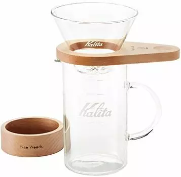 Kalita WDG-185#44316 Coffee Dripper Drop Mold Set, For 2-4 People