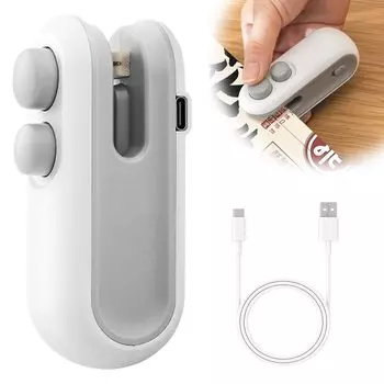 KALOLINNA Food Food Home Small Sealing Easy to Food Порционный упаковщик, Упаковщик, Использование, Машина, Тип-C Перезаряжаемый, Удобный, Эксплуатировать, Легкий, Сладости,