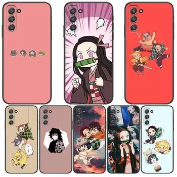 Kamado Nezuko Kimetsu No Yaiba Demon Slayer TPU Soft Phone cover hull For SamSung Galaxy s6 s7 S8 S9 S10E S20 S21 S5 S30 Plus S2 Galaxy S30