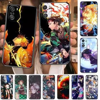Kamado Nezuko Kimetsu No Yaiba Demon Slayer, мягкий ТПУ для Xiaomi Redmi Note 10S 10 9T 9S 9 8T 8 7S 7 6 5A 5 Pro Max Soft Black P Redmi Note 10 5G