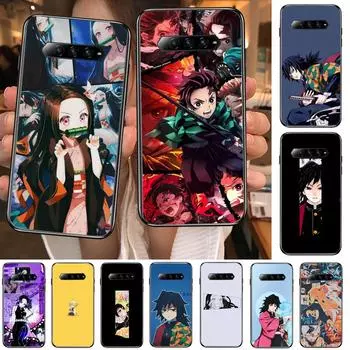 Kamado Nezuko Kimetsu No Yaiba Demon Slayer, мягкий чехол из ТПУ для телефона xiaomi redmi Black Shark 4 Pro 2 3 3s, чехлы Helo, черный чехол Black Shark 2