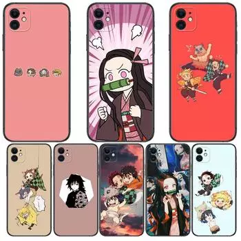 Kamado Nezuko Kimetsu No Yaiba Demon Slayer TPU Soft Phone Cases For iphone 13 Pro Max case 12 11 Pro Max 8 PLUS 7PLUS 6S XR X X iphone 13 pro max