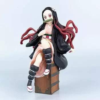Камадо Незуко Сидящая Модель ПВХ Фигурка Игрушка Коллекция Украшения Настольная Кукла