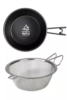 Kamakura NaFro Black Sierra Cup Kozaru Made in Japan Tsubame Sanjo Deep Type 600 мл Дуршлаг для открытого огня Sierra Cup Large Взрослый + Набор