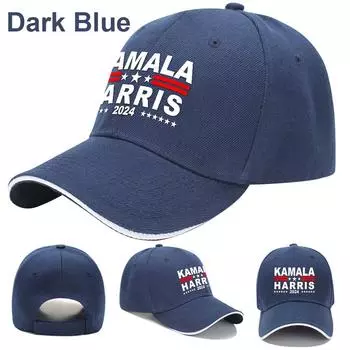 Kamala Harris 2024 Hat Trucker Hat Дышащая кепка с козырьком, регулируемая для унисекс хаки