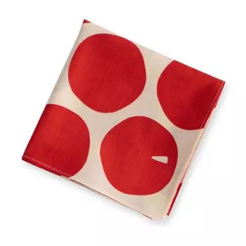 Камавану Вкусный Фуросики Дизайн Яблоко Сделано в 50см х Хлопок Карманный платок для ланч-бокса Идеально для Дня пожилого Детский сад Поступление в школу