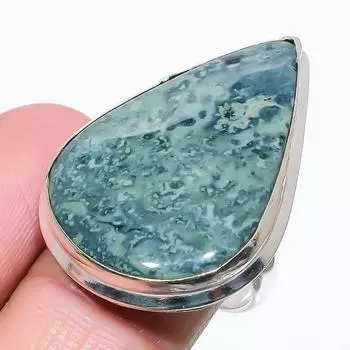 Kambaba Jasper Gemstone Handmade 925 Sterling Silver Jewelry Ring Size 8.5 r6p00