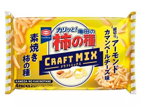 Kameda Seika Kakinotane Craft MIX Миндаль 70 г x 12 пакетиков Kameda s