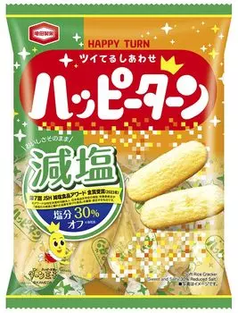 Kameda Seika Low Salt Happy Turn 83 г x 12 пакетиков