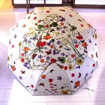 Камелия, складной автоматический солнцезащитный крем, защита от ультрафиолета, солнцезащитный зонт, женский зонт двойного назначения