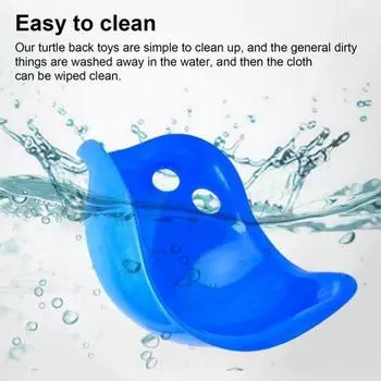 Камень для бега из панциря черепахи с веревкой, нескользящий, для детского сада, для дома и улицы, для малышей синий