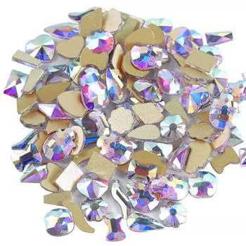 Камень для ногтей Chic Fit Nail Parts Shape Mix, опал CFS001, 1 комплект