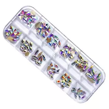 Камень для ногтей May Brown Self AB, опал, 1 набор