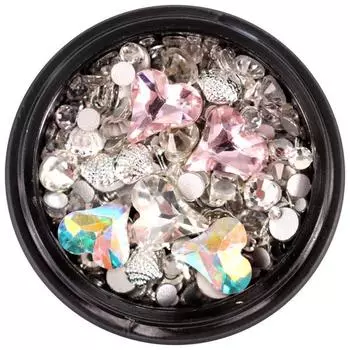 Камень для ногтей NB Kidult Art Tong 11 Cham Silver Mix, NK18011 (Серебряный), 1 комплект