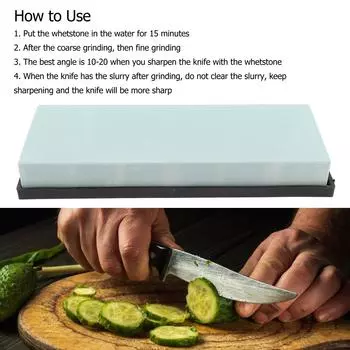 Камень для заточки ножей, зернистость 320, точилка для ножей, долота, топоры, ручные инструменты, деревообрабатывающие инструменты 20x7,5x2,5 см