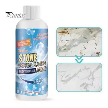 Камень Кристалл-Плавлическое Средство Каменные Поверхности Устойчивое К Пятнам Водостойкое Моющее Средство Сбалансированное по pH Маслостойкое Очиститель Камня 100ML