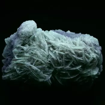 камень Натуральный пустынный селенит роза пустыни кристалл грубый 62x46x44 мм [N2 Natural] флуоресцентный минерал (флуоресцентная роза) / (2 «Единственный в своем роде»