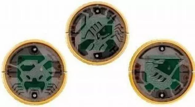 Камен Райдер OOOO Медаль 6-й Скорпион, Краб, Креветка, Ядро (Набор из 3 шт.)