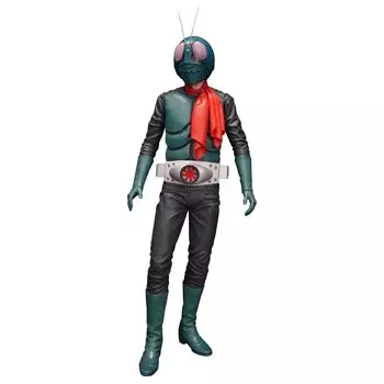 Kamen Rider 1 Mega Soft Vinyl Kit Reprint Edition Scale Total Height 40cm Soft Vinyl Unpainted Assembly Kit Green No. 1/4 Approx. зелёный