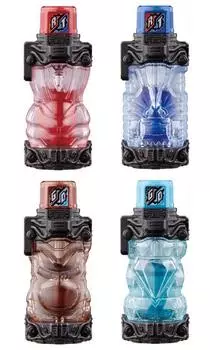 Kamen Rider Build GP Full Bottle 01 4 типа набор [Обычный (1.Кролик/2.Танк/3.Горилла/4.Бриллиант)]