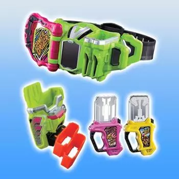 [Kamen Rider Exade] DX Gamer Driver & DX Special Slot Holder & Runaway Bike Gashat SET, корейская популярная бандай