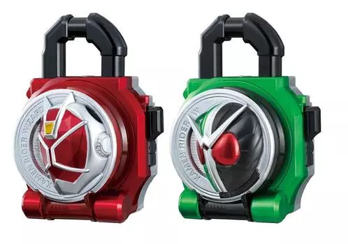 Kamen Rider Gaim DX Wizard W Lock Seed Set (Gaim) & (Double)
