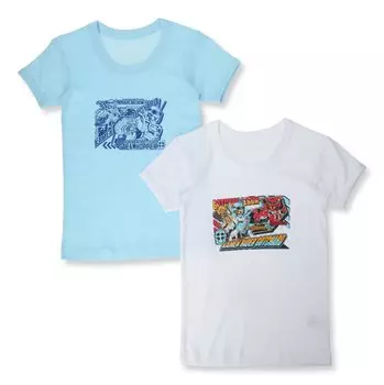 Kamen Rider Gatchard Фрезерованная футболка с коротким рукавом и круглым вырезом Набор из 2 штук 561 [Bandai] [Мальчик]